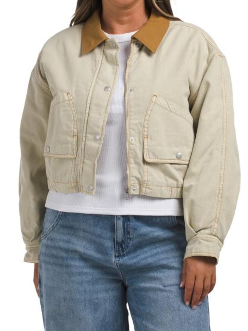 BLANK NYC Cropped Barn Jacket